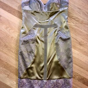 Womens Nicole Miller strapless dress size 12